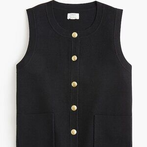 J. Crew Factory Button-up sweater-vest black M

009-0234